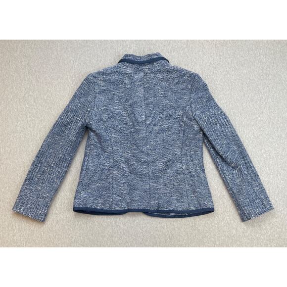 Talbots Blazer Womens 8 Cotton Blend One-Button Lined Jacket - Picture 3 of 9